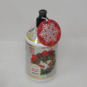 Home & Body Company Vintage Press Christmas Holly Berry Hand Soap 21.5 oz